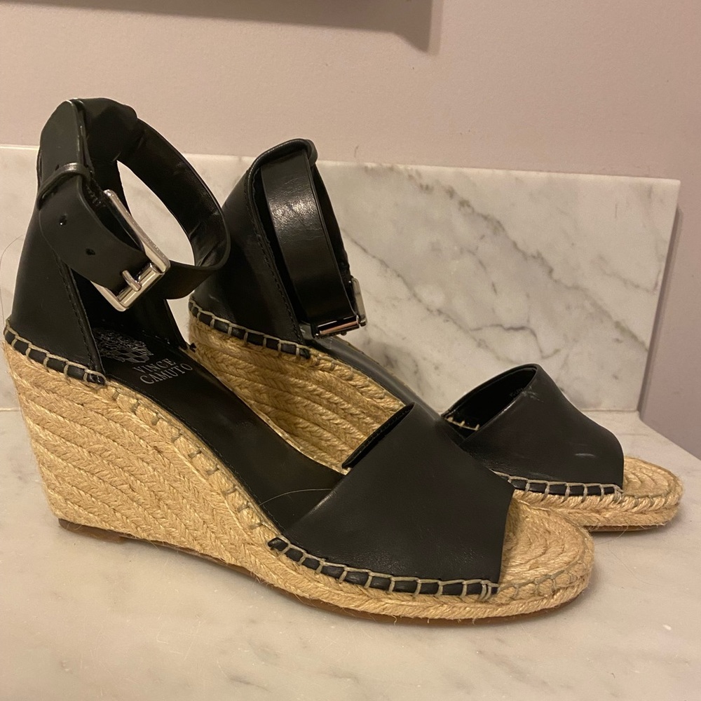 Vince Camuto Leather wedges